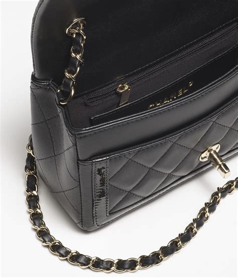 chanel chevron mini price|Mini classic handbag, Lambskin & gold.